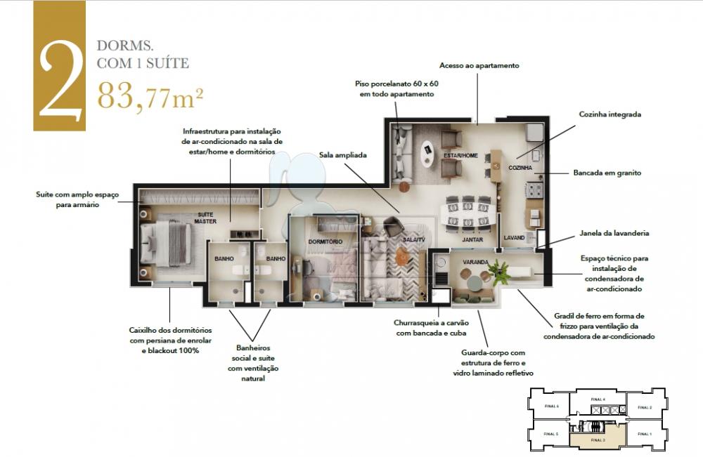 Comprar Apartamentos / Padrão em Ribeirão Preto R$ 601.447,00 - Foto 4