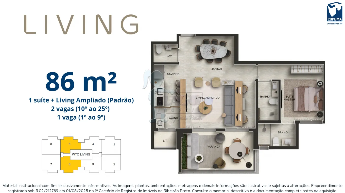 Planta 2 Comprar Apartamento / Padrão em Ribeirão Preto - Foto 4