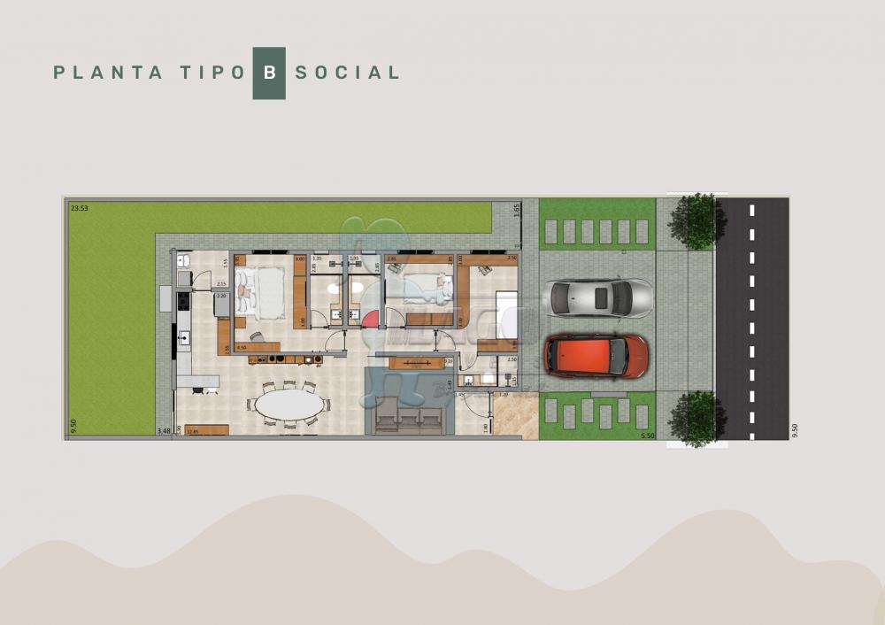 Planta 142m² - 2 suítes Comprar Casa condomínio / Padrão em Sertãozinho R$ 1.021.105,98 - Foto 38