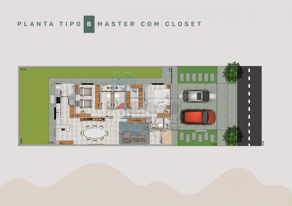 Planta 142m² - 2 suítes com closet Comprar Casa condomínio / Padrão em Sertãozinho R$ 1.021.105,98 - Foto 40