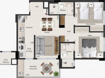 imagem 5 - APARTAMENTO NOVO NO BAIRRO RIBEIRÂNIA imagem 5 - APARTAMENTO NOVO NO BAIRRO RIBEIRÂNIA