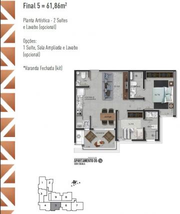 imagem 5 - Apartamento de 61m² com 02 suítes e 02 vagas de garagem à venda - Nova Aliança imagem 5 - Apartamento de 61m² com 02 suítes e 02 vagas de garagem à venda - Nova Aliança