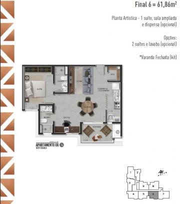imagem 5 - Apartamento de 61m² com 02 suítes à venda - Nova Aliança imagem 5 - Apartamento de 61m² com 02 suítes à venda - Nova Aliança