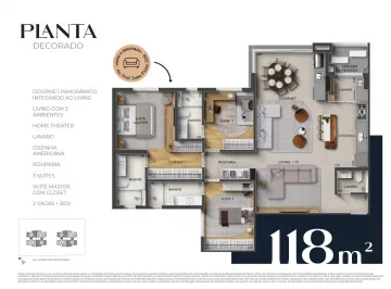 imagem 5 - Apartamento de 118m² com 03 suítes à venda - Jardim Saint Gerard imagem 5 - Apartamento de 118m² com 03 suítes à venda - Jardim Saint Gerard