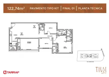 imagem 3 - Apartamento de 122m² com 03 quartos à venda - Jardim Ilhas do Sul imagem 3 - Apartamento de 122m² com 03 quartos à venda - Jardim Ilhas do Sul