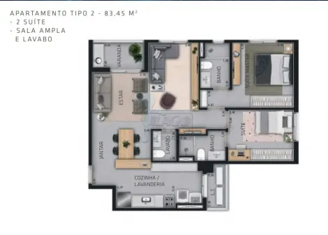 Comprar Apartamentos / Padrão em Ribeirão Preto R$ 781.376,56 - Foto 2