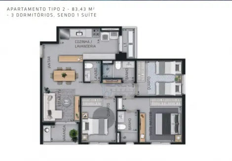 Comprar Apartamentos / Padrão em Ribeirão Preto R$ 781.376,56 - Foto 3