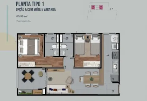 imagem 5 - Apartamento de 57m² com 02 quartos à venda - Alto da Boa Vista imagem 5 - Apartamento de 57m² com 02 quartos à venda - Alto da Boa Vista