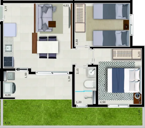 imagem 2 - Lançamento: Vista dos Lagos - Apartamento térreo de 48m² com 02 quartos e quintal à venda - Jardim Interlagos imagem 2 - Lançamento: Vista dos Lagos - Apartamento térreo de 48m² com 02 quartos e quintal à venda - Jardim Interlagos