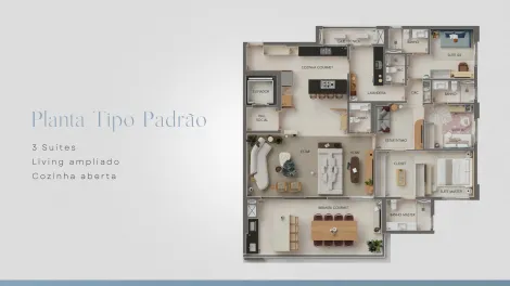 imagem 2 - Lançamento: Cidade de Milão - Apartamento de 204m² com 03 suítes à venda - Jardim Ilhas do Sul imagem 2 - Lançamento: Cidade de Milão - Apartamento de 204m² com 03 suítes à venda - Jardim Ilhas do Sul