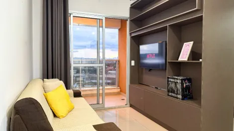 imagem 4 - Apartamento flat mobiliado de 37m² com 01 quarto para locação - Ribeirânia imagem 4 - Apartamento flat mobiliado de 37m² com 01 quarto para locação - Ribeirânia