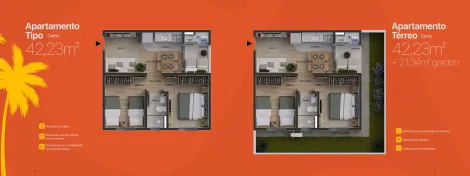 imagem 4 - Lançamento: Califórnia Residence - Apartamento de 42m² com 02 quartos e varanda gourmet à venda - Geraldo Correia de Carvalho imagem 4 - Lançamento: Califórnia Residence - Apartamento de 42m² com 02 quartos e varanda gourmet à venda - Geraldo Correia de Carvalho