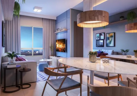 imagem 2 - Apartamento de 47m² com 02 quartos à venda - Sertãozinho imagem 2 - Apartamento de 47m² com 02 quartos à venda - Sertãozinho