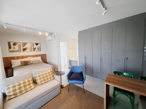 imagem 1 - Apartamento studio mobiliado de 53m² com 01 quarto para locação - Alto da Boa Vista imagem 1 - Apartamento studio mobiliado de 53m² com 01 quarto para locação - Alto da Boa Vista