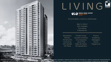 imagem 1 - Lançamento: World Trade Center Ribeirão Preto (WTC) - Apartamento de 86m² com 02 suítes à venda - Jardim Canadá imagem 1 - Lançamento: World Trade Center Ribeirão Preto (WTC) - Apartamento de 86m² com 02 suítes à venda - Jardim Canadá